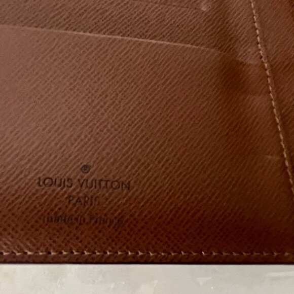 LOUIS VUITTON Brown Monogram Ring Agenda Cover Medium Gold-Tone Hardware - Picture 2 of 14